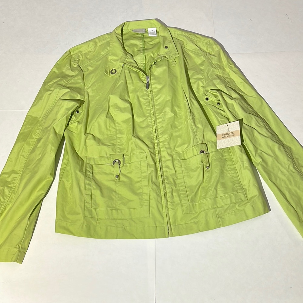 Fieldgear water resistant lightweight rain jacket coat medium NEW fall spring